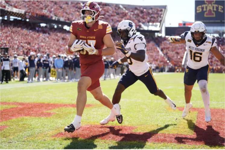 D.J. Epps fumbles on last drive, WVU football falls to Iowa State for second-straight loss of season